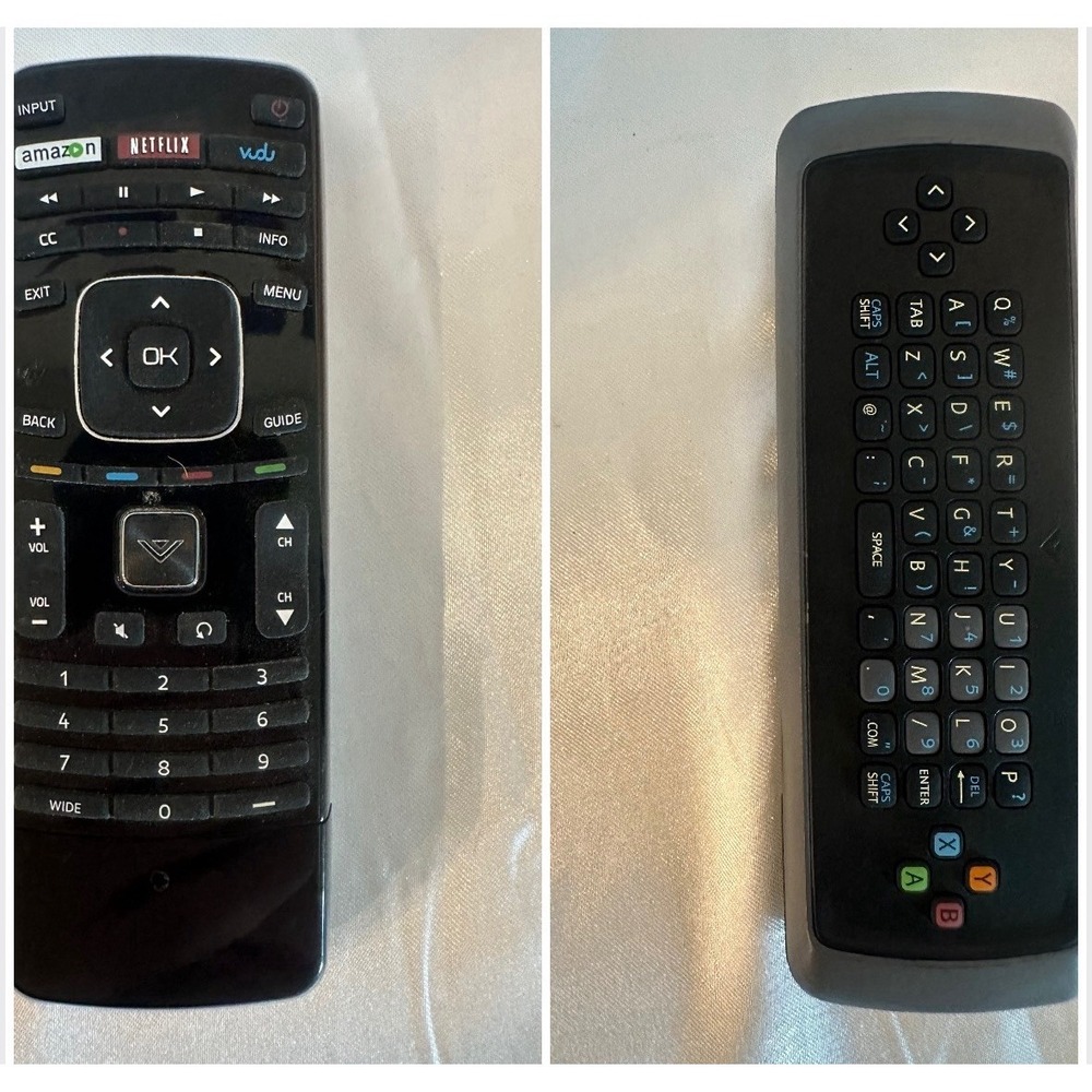 Vizio XRV1TV 3D TV Keyboard Remote For E3D320VX, E3D420VX, E3DB420VX, E3D470VX